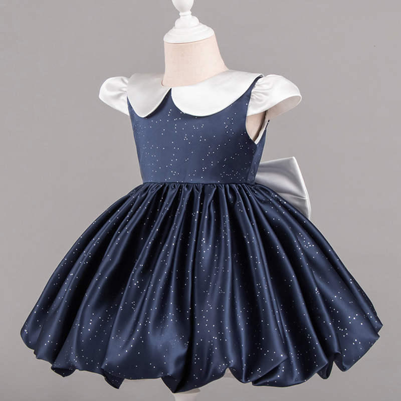 Satin Bow Cap Sleeve Midi Dresses - image 6