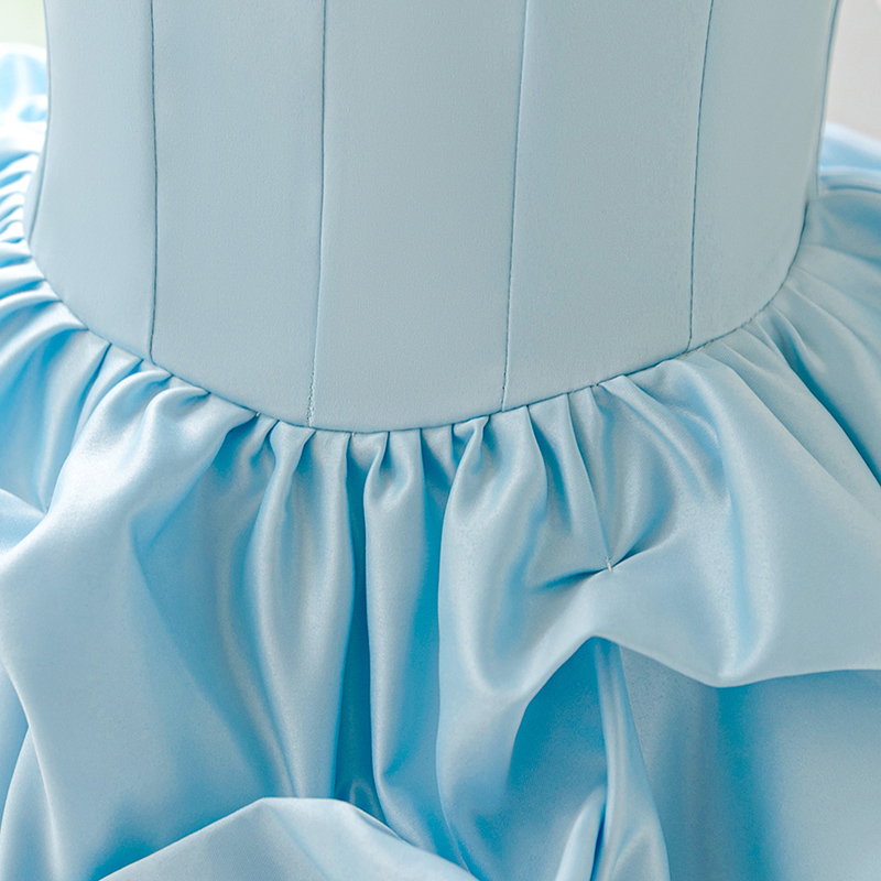 Satin Ruched Sleeveless Midi Dresses - image 4