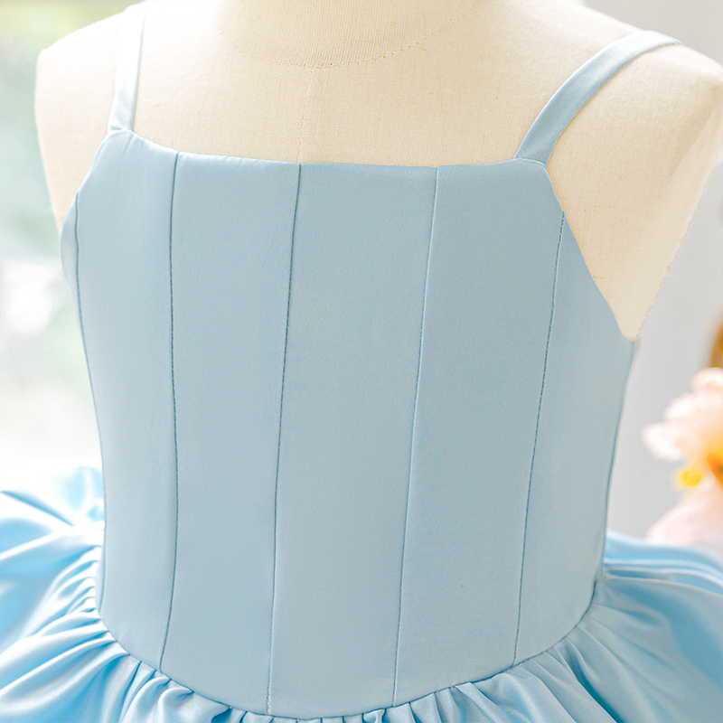 Satin Ruched Sleeveless Midi Dresses - image 3