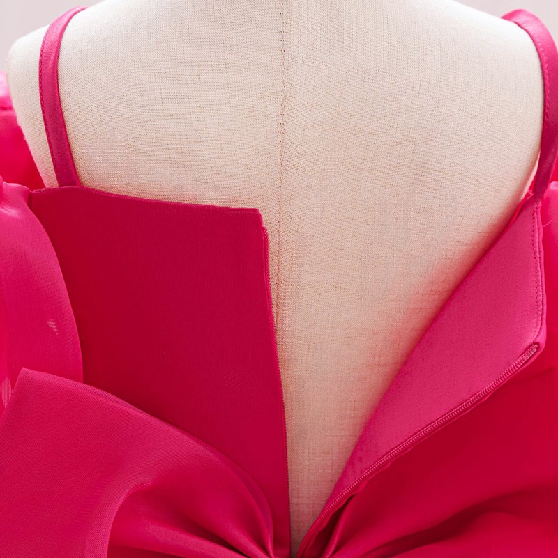 Organza Bow Sleeveless Regular Dresses - image 14