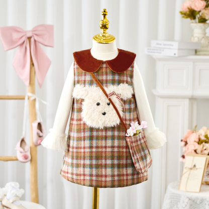 [Archive Sale] Chemical Fiber Blend Pocket Stitching Sleeveless Midi Dresses - image 1