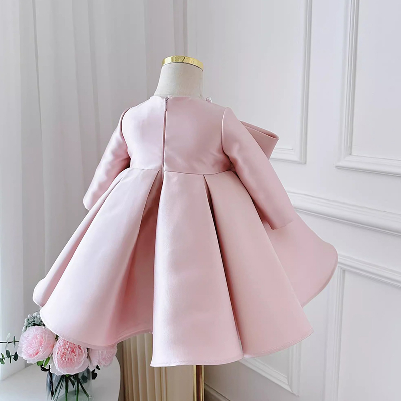 Satin Bow Sleeveless Regular Dresses - image 9