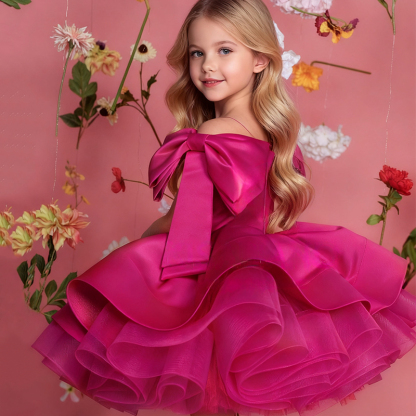 Satin Bow Sleeveless Regular Dresses - image 6