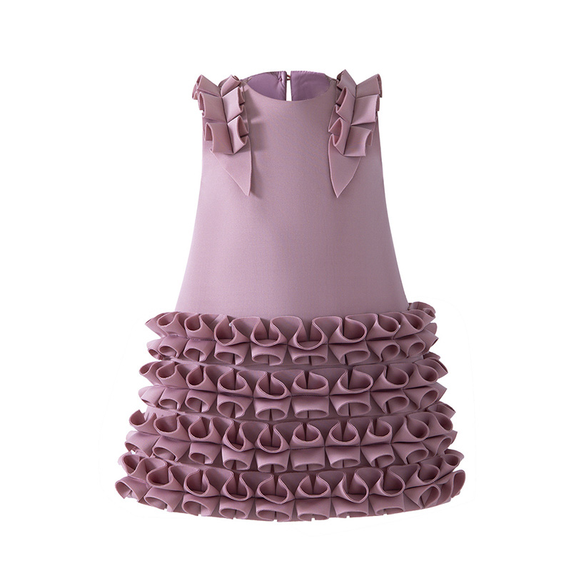 [Archive Sale] Scuba Knit Folds Sleeveless Midi Dresses - image 5