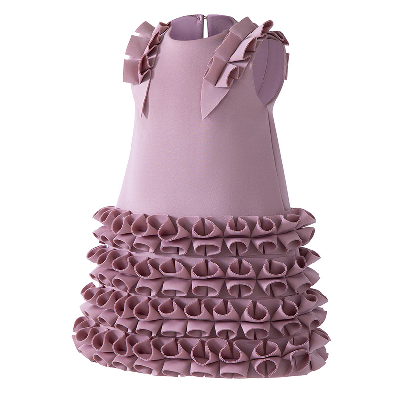 [Archive Sale] Scuba Knit Folds Sleeveless Midi Dresses - image 6