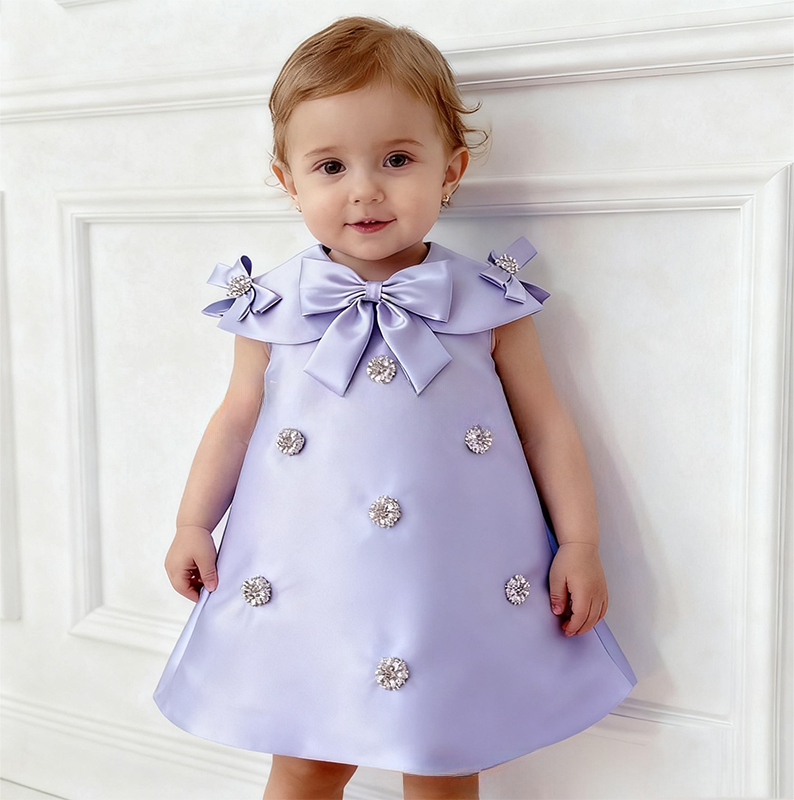 Satin Imitation Pearls Sleeveless Regular Dresses - image 8