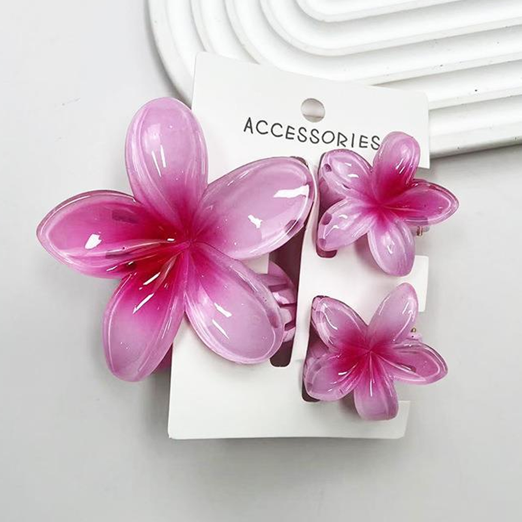 Lace With Bow Barrette - Peach Blossom Color - 1-16Y - image 8