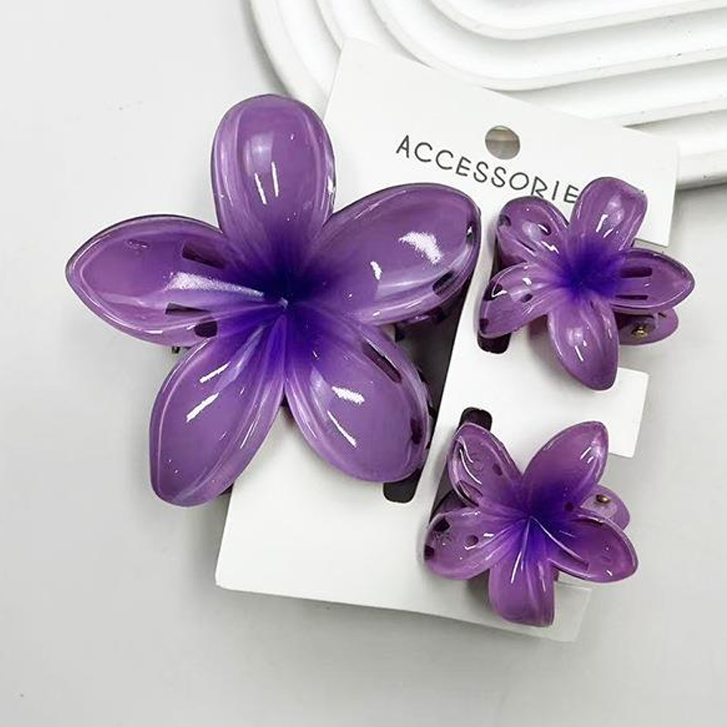 Lace With Bow Barrette - Purple - 1-16Y - image 22