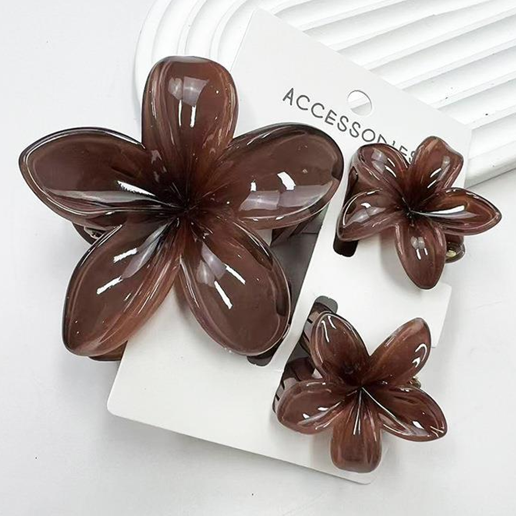 Lace With Bow Barrette - Coffee Red - 1-16Y - image 23