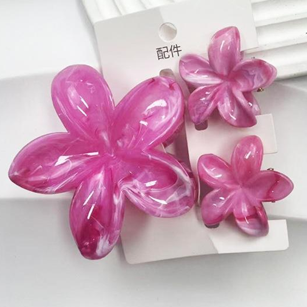 Lace With Bow Barrette - Marble-Like Pink - 1-16Y - image 28