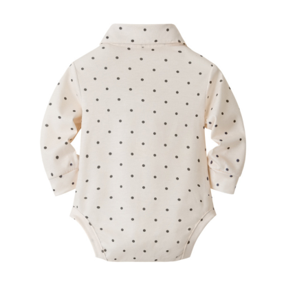 [Archive Sale] Cotton Bow Overalls Long Sleeve Regular Formal Suit - image 4