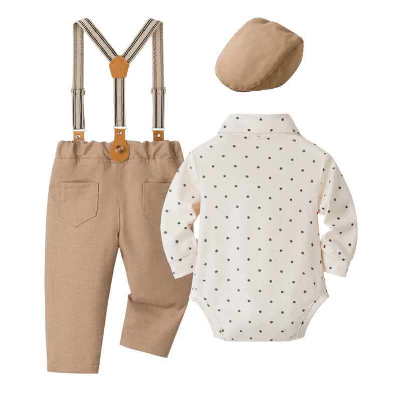 [Archive Sale] Cotton Bow Overalls Long Sleeve Regular Formal Suit - image 2