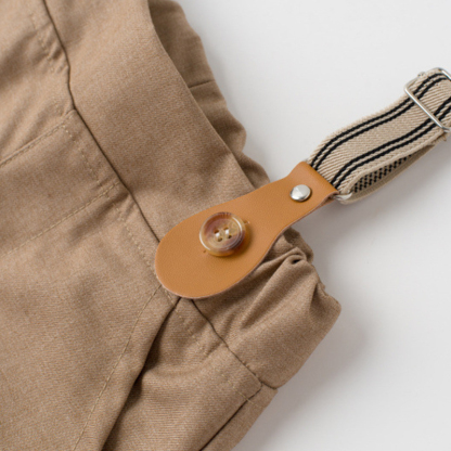 [Archive Sale] Cotton Bow Overalls Long Sleeve Regular Formal Suit - image 12