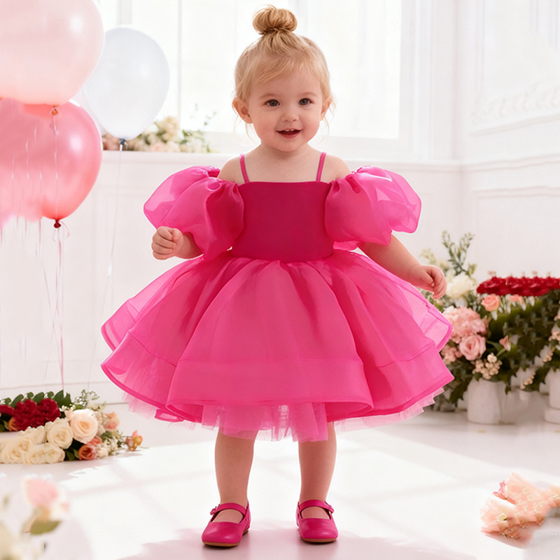 Organza Bow Sleeveless Regular Dresses - image 5