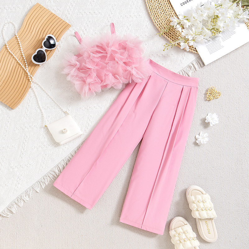 Cotton Folds Sleeveless Regular Two-piece Set - image 6