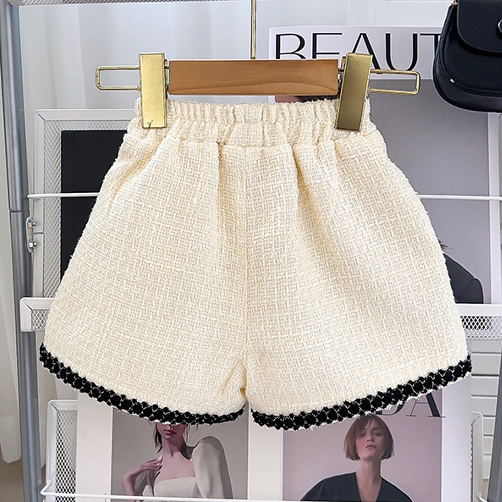 Tweed Panel Long Sleeve Crop Two-piece Set - image 17