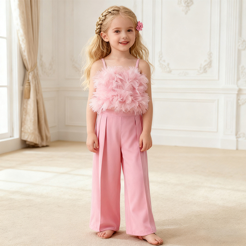 Cotton Folds Sleeveless Regular Two-piece Set - image 8