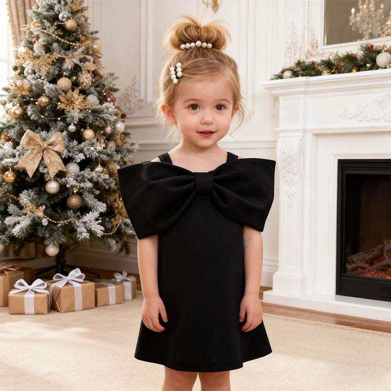 Satin Bow Sleeveless Regular Dresses - image 17