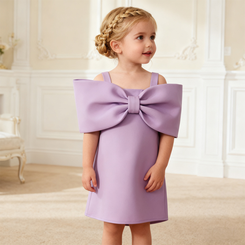 Satin Bow Sleeveless Regular Dresses - image 21