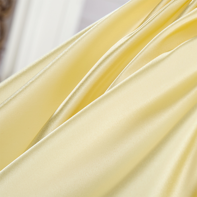 Satin Rosette Sleeveless Mid-long Dresses - image 12