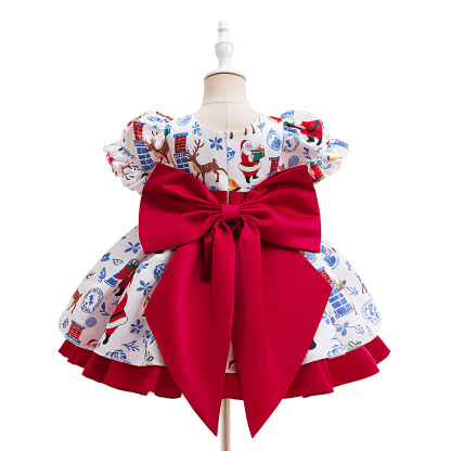 Satin Split Joint Short Sleeve Regular Dresses - image 8