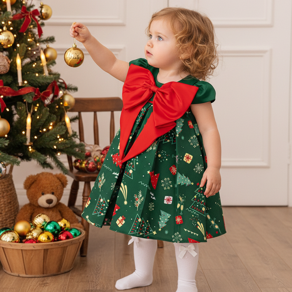 Satin Bow Cap Sleeve Midi Dresses - image 9