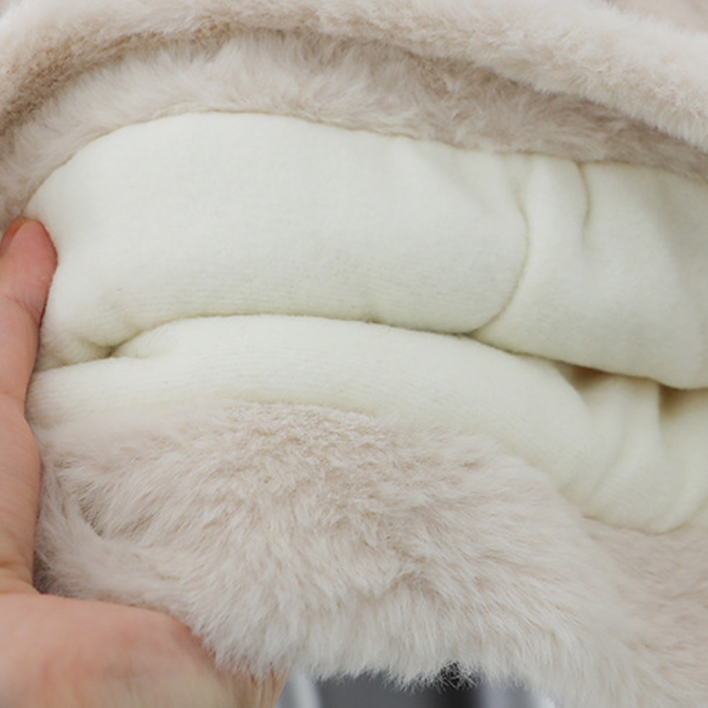 Woolen Fur Long Sleeve Short Two-piece Set - image 11