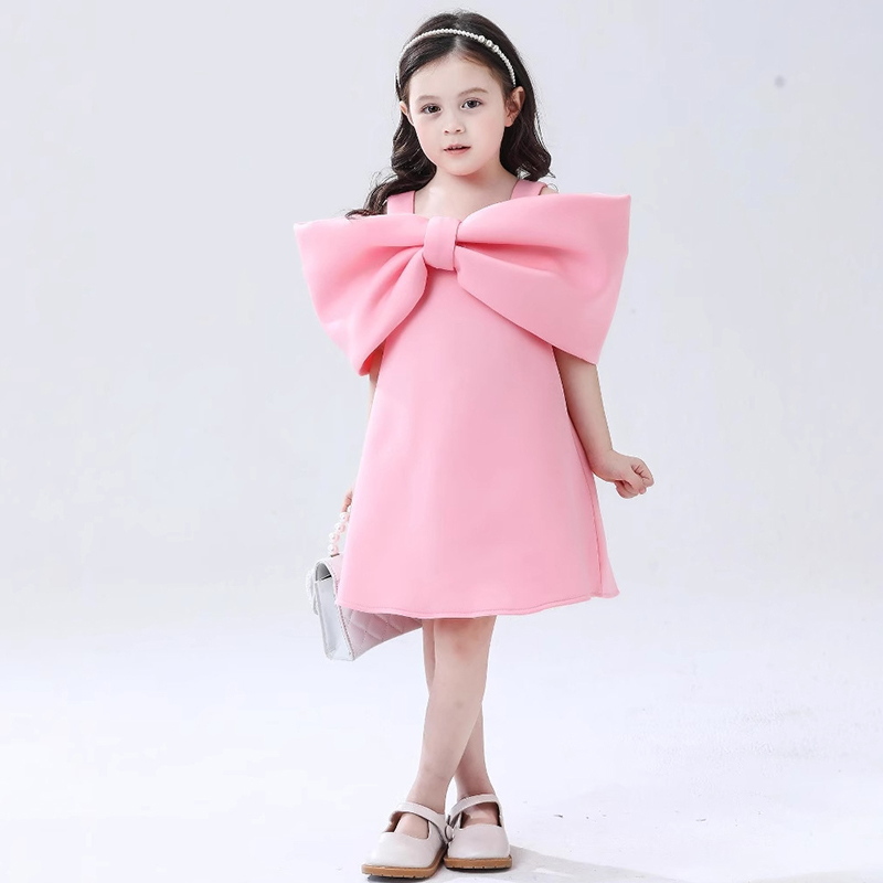 Satin Bow Sleeveless Regular Dresses - image 5