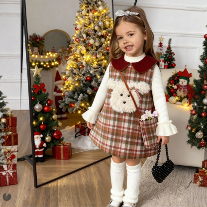 [Archive Sale] Chemical Fiber Blend Pocket Stitching Sleeveless Midi Dresses - image 2