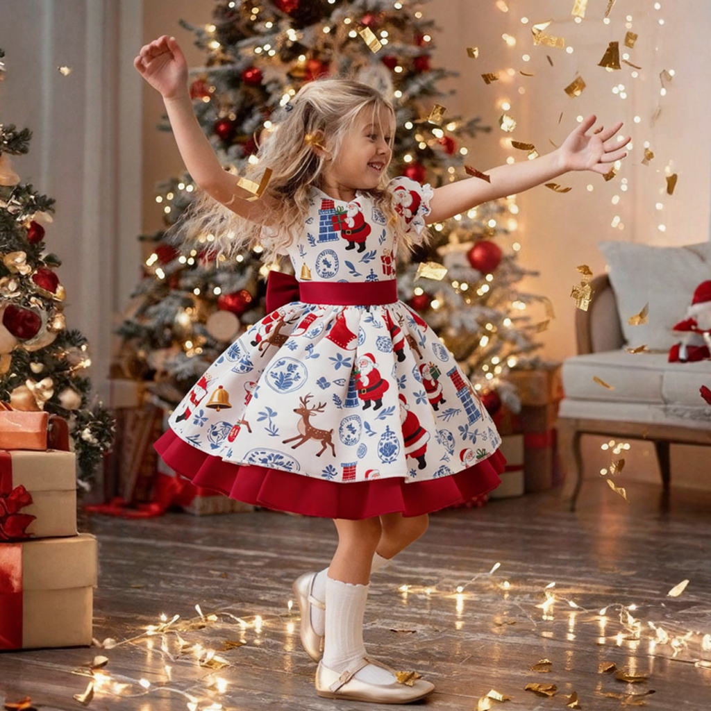 Satin Split Joint Short Sleeve Regular Dresses - image 4