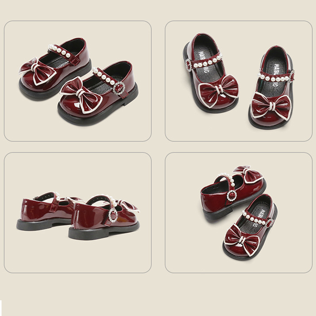 Solid Pearl Round Toe Mary Janes - image 3