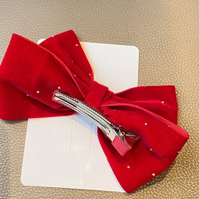 Solid With Pearls Barrette - image 3