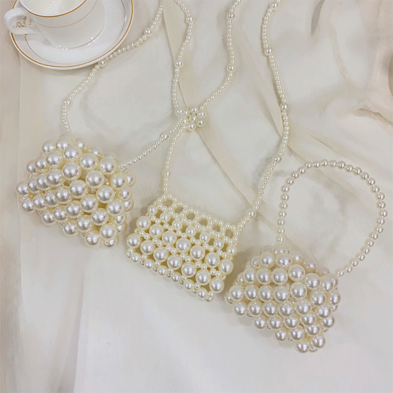 Solid With Pearls Bags - image 1