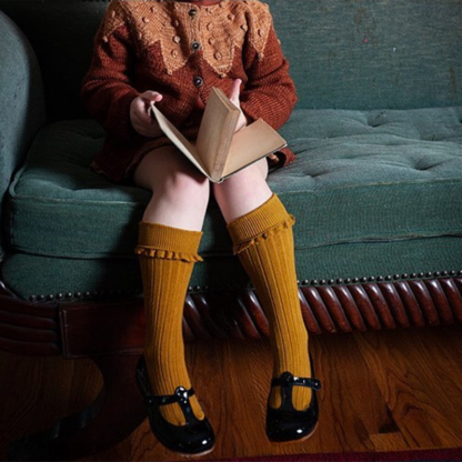 Solid Braided Design Socks - image 18