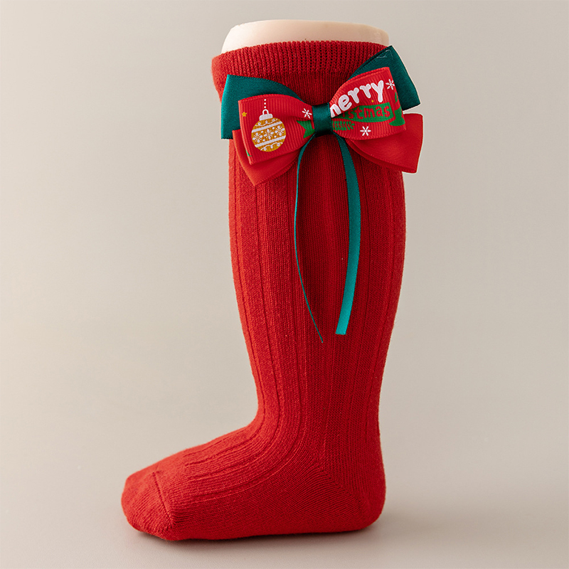 Solid With Bow Socks - image 12