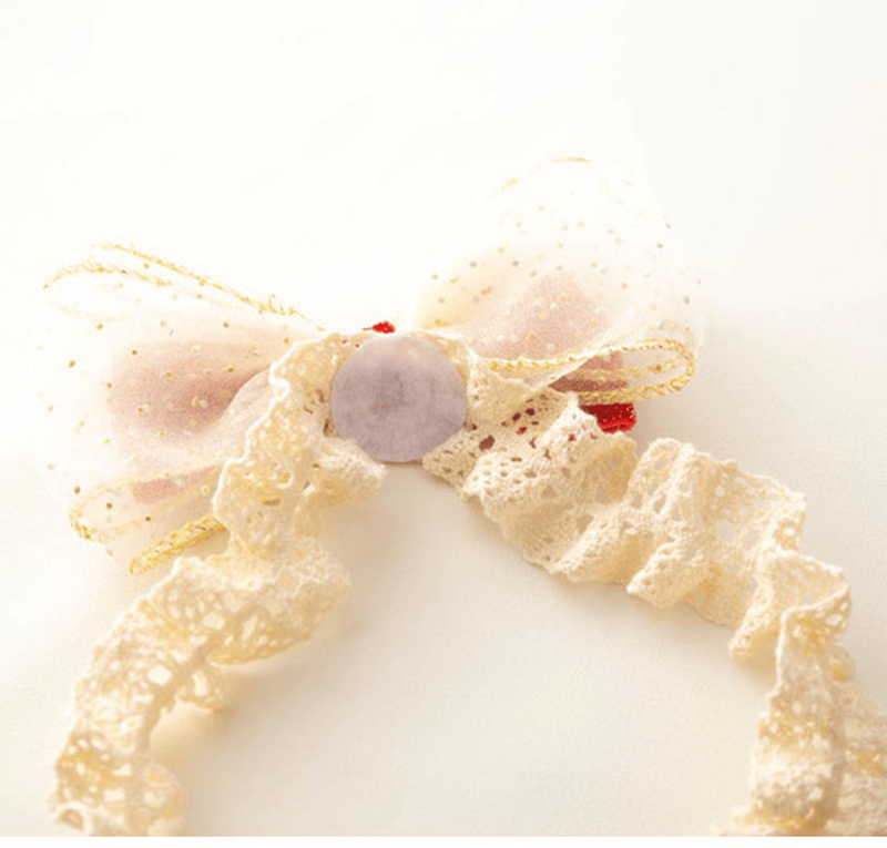 Polka Dots With Bow Hairband - image 2