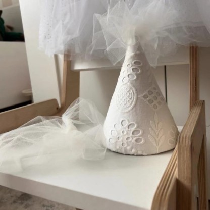 Solid With Embroidery Hairband - image 9