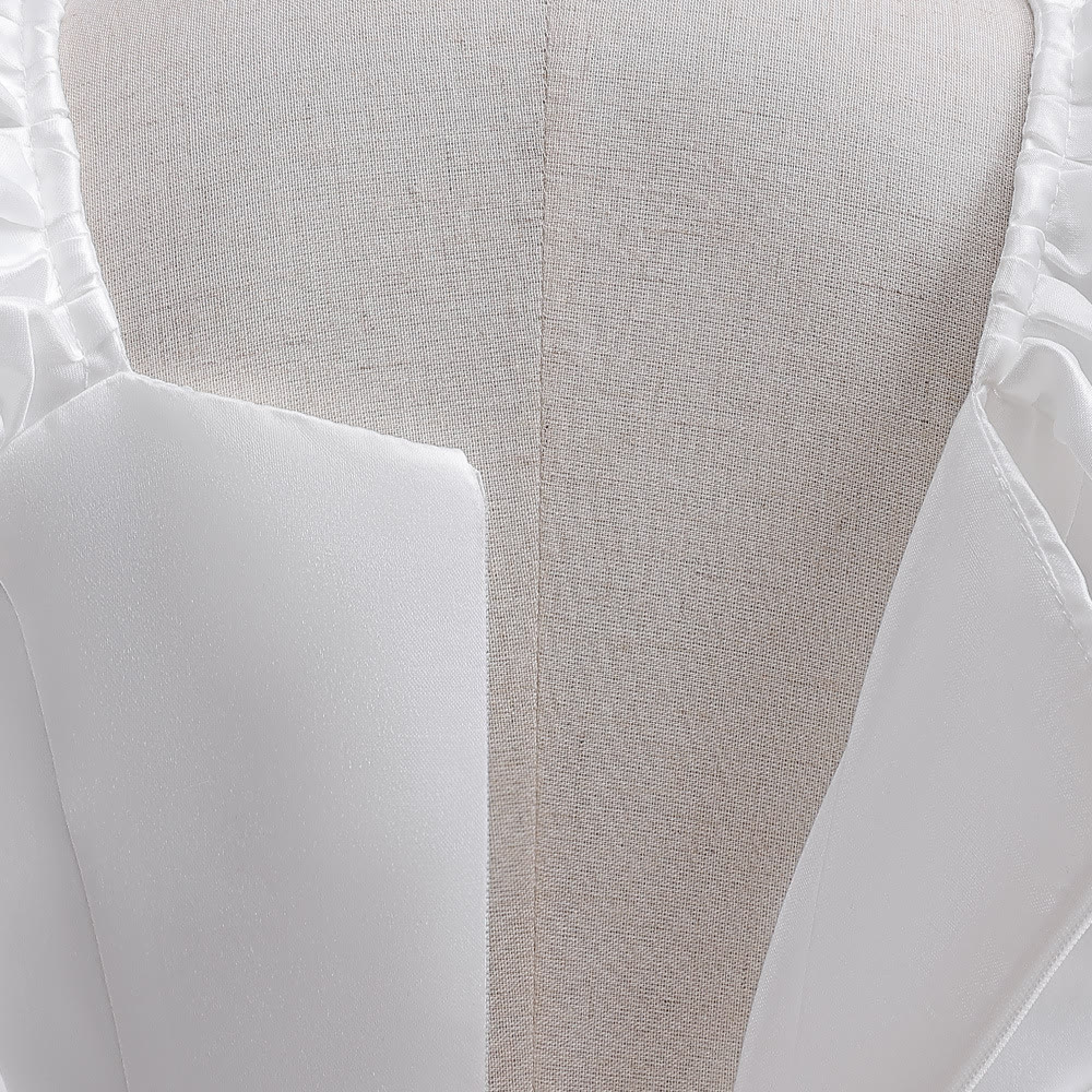 Satin Bow Long Sleeve Midi Dresses - image 27