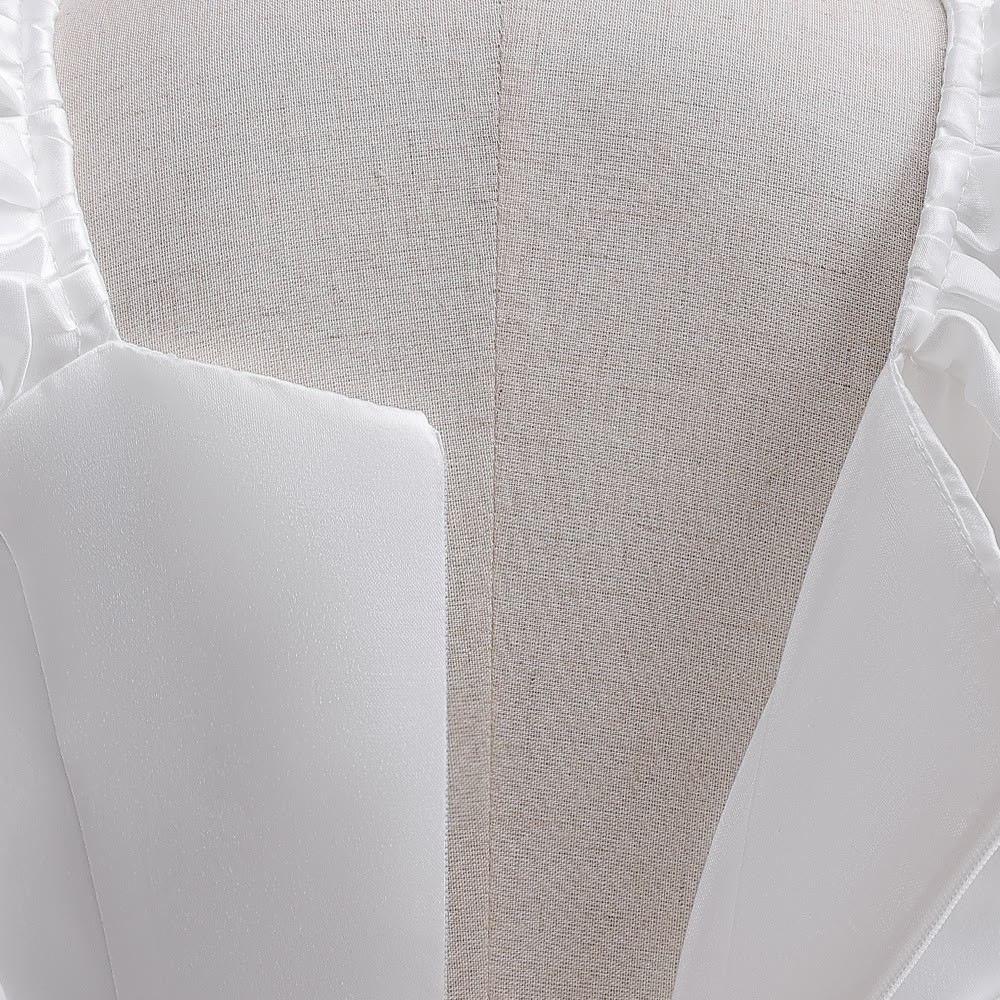 Satin Bow Long Sleeve Midi Dresses - image 27