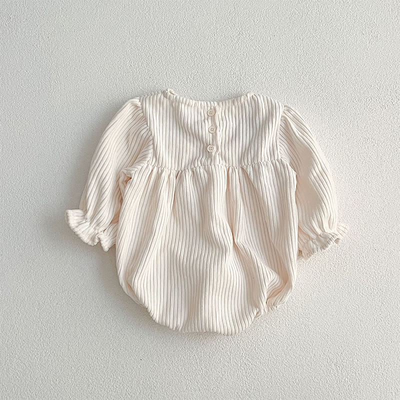 Corduroy Ditsy Floral Long Sleeve Mid-long Dresses&Bodysuit - image 28