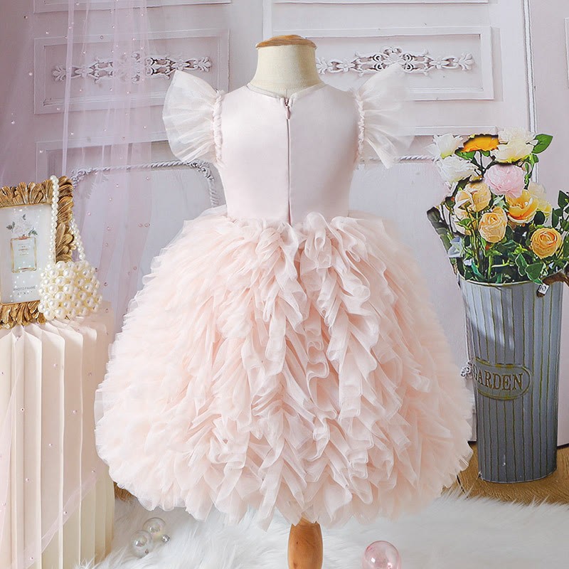 [Archive Sale] Glitter Split Joint Cap Sleeve Midi Dresses - image 2