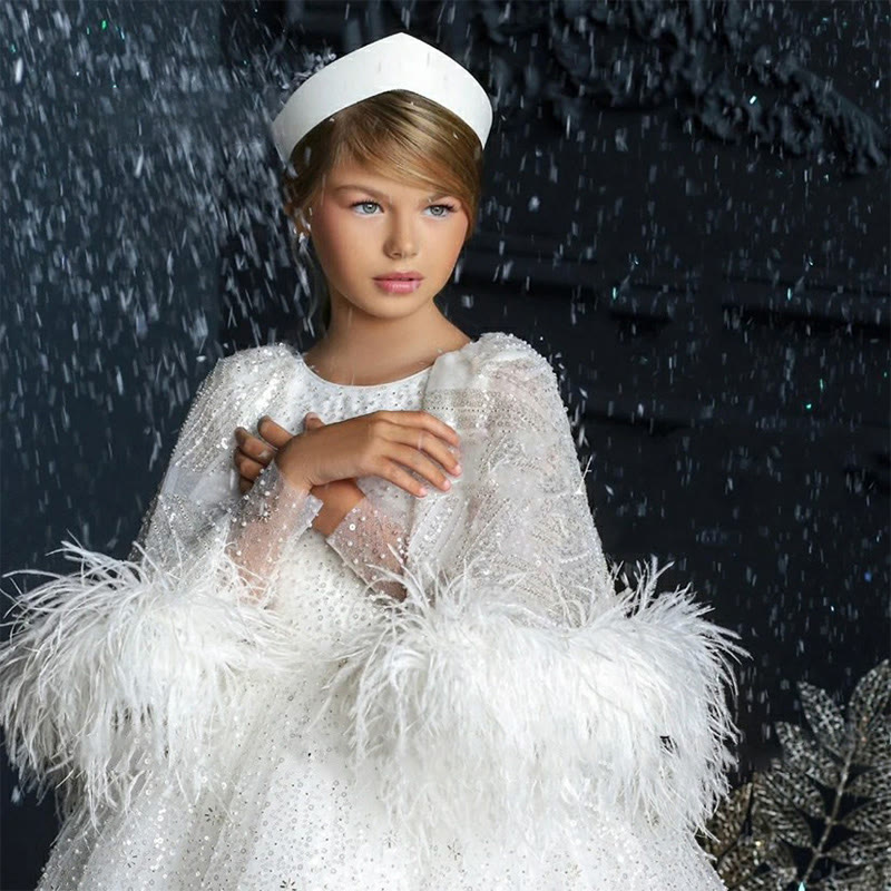 [Archive Sale] Scuba Knit Sequins Long Sleeve Midi Dresses - image 2