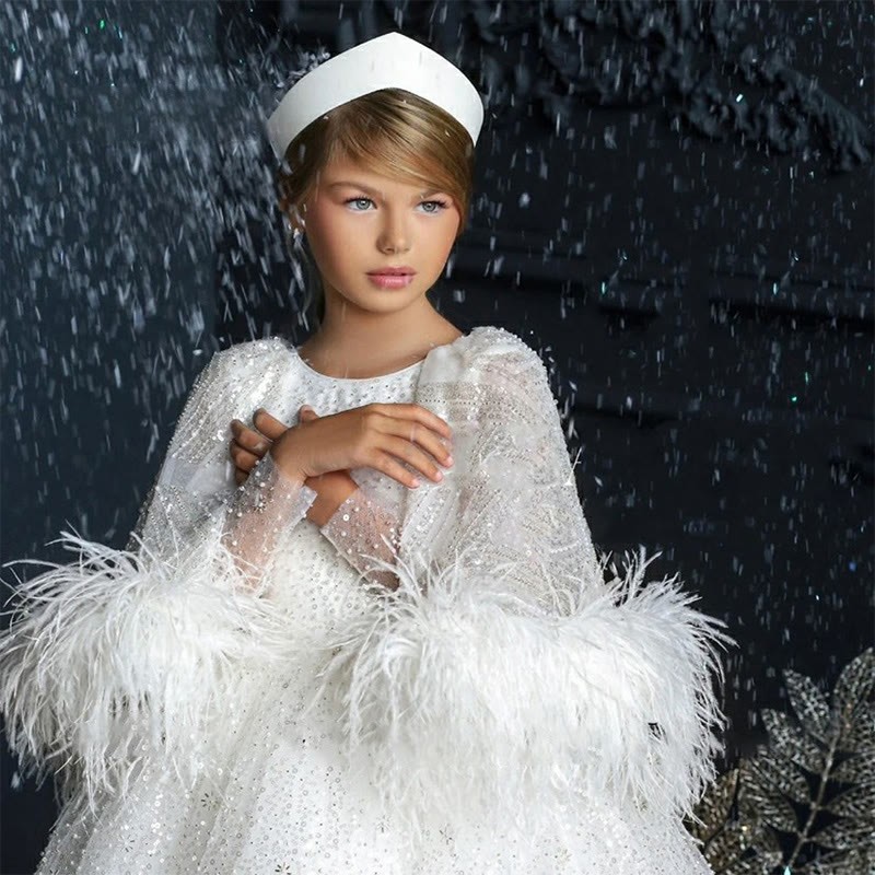 [Archive Sale] Scuba Knit Sequins Long Sleeve Midi Dresses - image 2