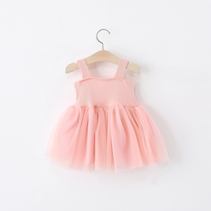 Mesh Bow Sleeveless Regular Dresses - image 2