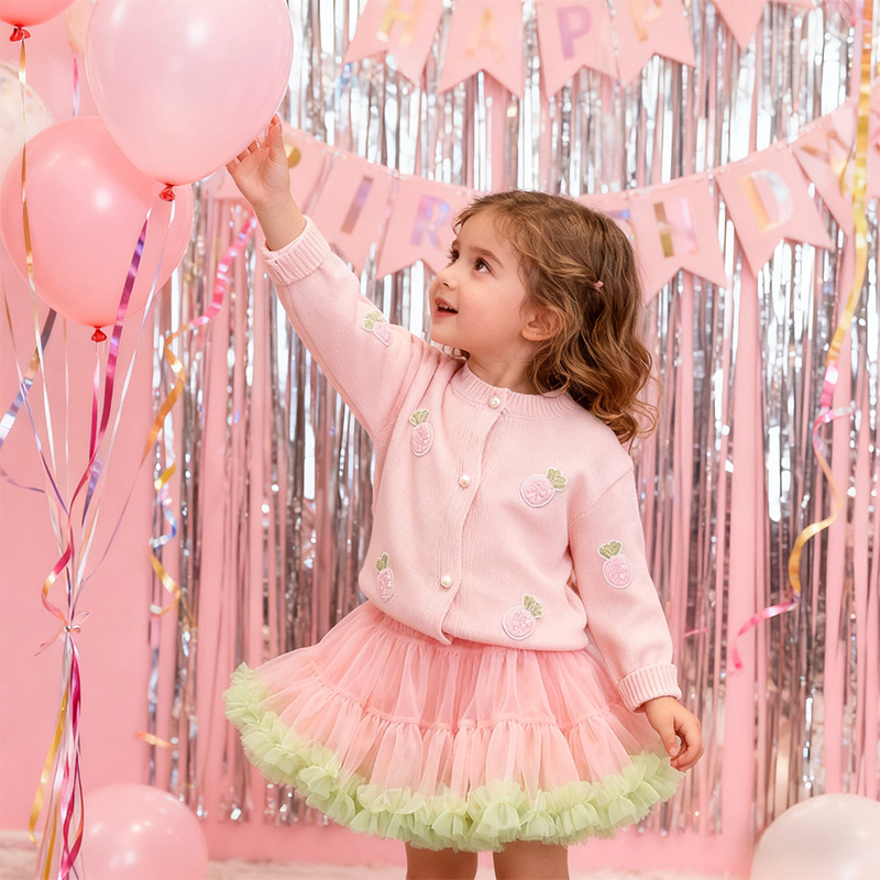 [Archive Sale] Yarn/wool Yarn Folds Long Sleeve Regular Two-piece Set - image 2