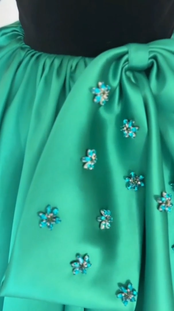 Satin Split Joint Long Sleeve Maxi Dresses - image 7