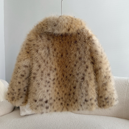 Faux Fur Collar Long Sleeve Regular Outerwears - image 2