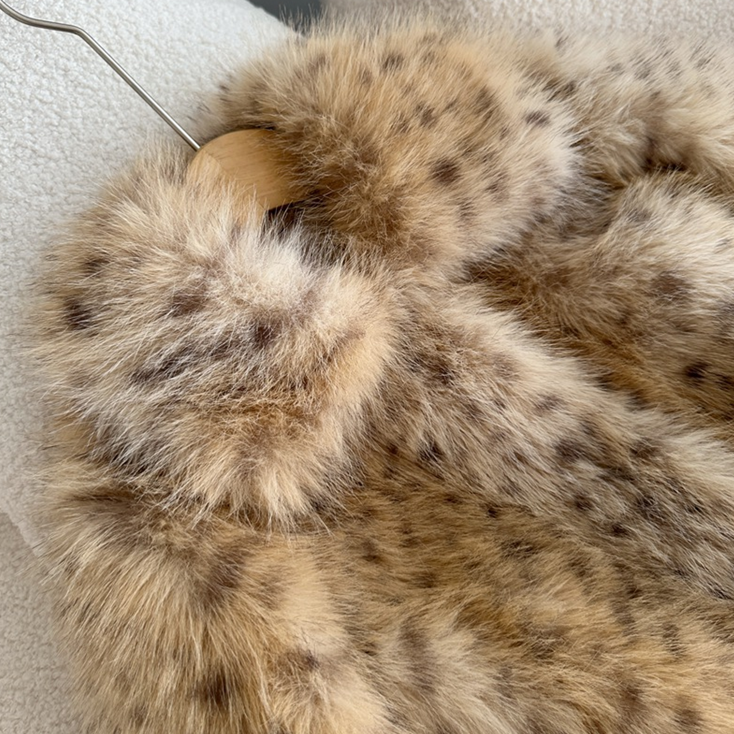 Faux Fur Collar Long Sleeve Regular Outerwears - image 7