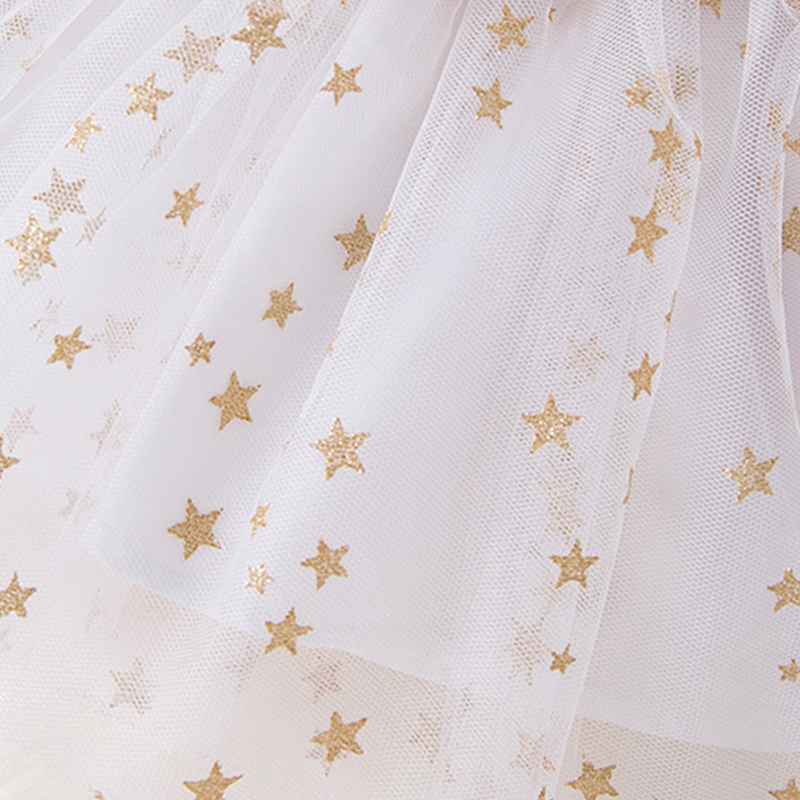 Mesh  Bow Printing Long Sleeve Regular Two-piece Set - image 5