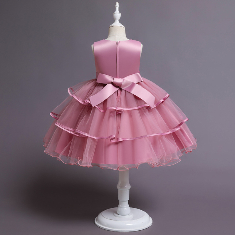 Mesh Embroidery Sleeveless Midi Dresses - image 3